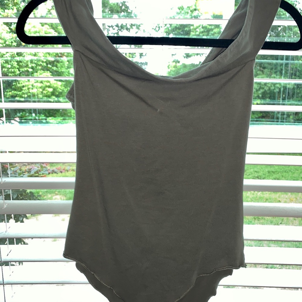 Scoop neck bodysuit